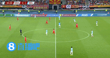 超炸！北马其顿边翼卫不停球倒地凌空绝平比利时，小组赛3轮不败